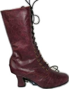 Victorian Boots With Leather Sole For Fall, Victorian Style Round Toe Boots For Fall, Victorian Round Toe Boots For Fall, Victorian Lace-up Boots With Leather Sole, Victorian Leather Boots With Round Toe, Victorian Boots With Leather Sole And Round Toe, Edwardian Boots, Boots Victorian, Historical Shoes