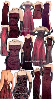 shop 50+ vintage whimsygoth whimsigoth gothic prom dresses on depop @rainbow_bebe #prom #promdresses #promdresseslong #goth #reddresses #gothgirl #grunge #gothgrunge #vintagedress #gothic #formaldresses #90s #fashion #homecoming #gown Cute Event Dresses, Vintage Homecoming Dresses Aesthetic, Whimsigoth Hoco Dress, Prom Dresses Whimsigoth, Grunge Dresses 90s, Whimsigoth Homecoming Dress, Goth 90s Outfits, 90s Vampy Dress