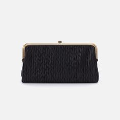 Owned and loved by over 1.5 million women, the Lauren clutchwallet is the accessory you cant live without. Wallet by day. Clutch by night. Lauren securely holds your phone, cash, cards, ID and more. Lauren ClutchWallet In Soft Pleated Leather  Black HB CLUTCH in Black | Hobo® Elegant Bifold Coin Purse For Professional Use, Elegant Bifold Coin Purse For Business, Black Evening Bag With Interior Card Slots, Chic Evening Clutch With Cell Phone Pocket, Black Rectangular Clutch For Formal Occasions, Rectangular Leather Coin Purse For Evening, Rectangular Leather Evening Coin Purse, Evening Clutch With Interior Card Slots, Elegant Coin Purse With Rfid Blocking For Daily Use