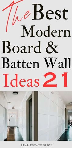 the best modern board and batten wall ideas 2 - 1 by real estate spice