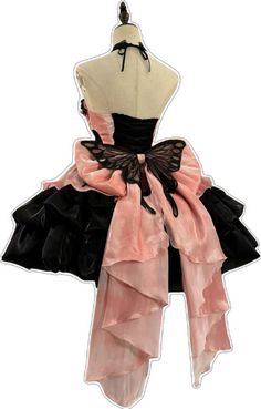 Pink Mini Dress For Costume Party, Pink Sleeveless Corset Dress For Prom, Pink Halter Neck Dress For Evening, Strapless Corset Dress For Cosplay, Black Sleeveless Halter Dress For Prom, Pink Halter Dress For Evening, Pink Sleeveless Corset Dress With Ruffles, Fitted Black Halter Dress With Ruffles, Black Strapless Coquette Dress