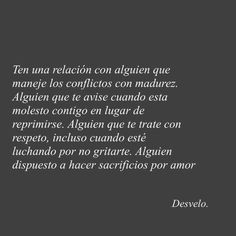 a black and white photo with the words desvelo written in spanish on it