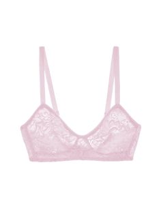 Araks - Tamara Bralette in Bloom Feminine Pink Bra With Delicate Lace, Pink Feminine Bra With Delicate Lace, Feminine Full Cup Seamless Bra, Feminine Full Cup Bra With Lace Trim, Feminine Lace Underwire Nursing Bra, Feminine Delicate Lace Low-cut Bra, Delicate Lace Low-cut Feminine Bra, Feminine Underwire Bra With Lace Closure, Feminine Fitted Low-cut Bra