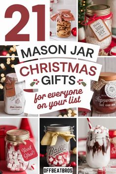 mason jar christmas gifts for everyone on your list