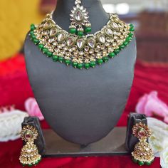 Necklace set of pearls, kundans and stones. It is paired with a matching pair of earrings. • Necklace Closure - Adjustable Dori.• Earrings Closure - Push Back.Style Tip - Wear this with almost anything Indian for a rich and royal look because nothing more regal than a long raani haar kundan necklace Delivery time: 2 Weeks Formal Jewelry Sets Chandbali With Meenakari, Formal Jewelry Sets With Meenakari And Chandbali Shape, Formal Chandbali Kundan Necklace With Meenakari, Kundan Sets For Formal Occasions In Temple Jewelry Style, Temple Style Formal Kundan Necklace, Formal Kundan Jewelry Sets Chandbali Style, Formal Kundan Jewelry Sets With Chandbali Design, Elegant Designer Jhumkas For Festive Occasions, Elegant Designer Festive Jhumkas