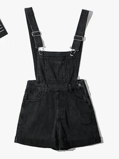 Denim Overall Shorts, Denim Overalls Shorts, Vest Blouse, High Waist Denim, Denim Outerwear, Long Midi Dress, Womens Size Chart, Daily Look, Floral Dress Black