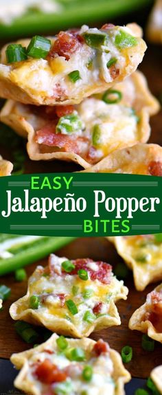 easy jalapeno popper bites recipe with green beans and cheese on top