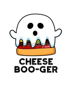 a cartoon character with the word cheese booger on it's face and mouth