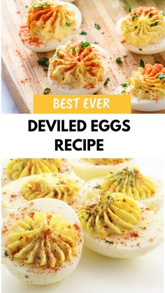 Best ever Deviled Eggs Recipe Best Ever Deviled Eggs Recipe, Best Ever Deviled Eggs, Best Deviled Egg Recipe Ever