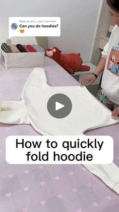 31K views · 5.4K reactions | Transform your space with smart storage solutions. 
The easy way to fold hoodie!#clothesfoldinghacks #hoodie #folding #capcut | The Folding Hacks Hoodie Folding, Shawn Mendes Señorita, How To Fold Hoodies, Organization Hacks Diy, Easy Diy Clothes, Shirt Folding