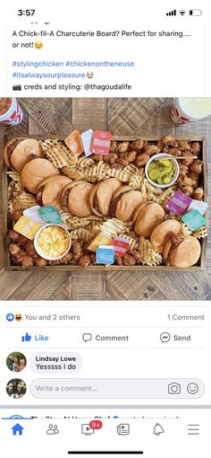 an image of food in a box on twitter