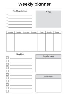 #organisation, #weekly_productivity_planner, #priorities_list_ideas, #weekly_planner_aesthetic_printable, #weekly_planner_black_and_white, #notes_format_layout, #planner_organization_ideas_layout_free_printables, #weekly_planner_aesthetic, #aesthetic_weekly_planner Weekly Productivity Planner, Priorities List Ideas, Weekly Planner Aesthetic Printable, Weekly Planner Black And White, Planner Organization Ideas Layout Free Printables, Notes Format Layout, Weekly Planner Aesthetic, Aesthetic Weekly Planner