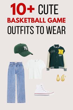 cute basketball game outfits Preppy Style Outfits, Game Day Fashion, Vision Board Examples, College Game Day