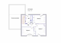 the floor plan for an apartment with one bedroom, two bathrooms and a second bathroom