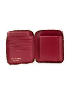 Shop Comme Des Garçons Wallet zip around wallet Zip Around Wallet, Wallets, Wallet, Red, Design