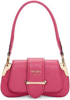 Pink Prada Bag, Prada Clothing, Prada Pink, Dream Bag, Women's Shoes Accessories, Dream Bags, Fancy Bags