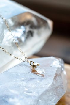 Quartz Crystal, Charm Necklace, Crystals