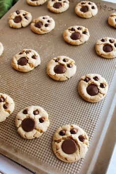 chocolate chip cookies on a cookie sheet ready to go in the oven for bake