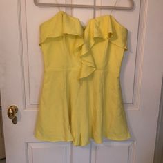 Yellow Do+Be Sleeveless Romper With Pockets And Lining Underneath. Never Worn And In Perfect Condition. Sleeveless Yellow Jumpsuits And Rompers For Spring, Yellow Sleeveless Jumpsuits For Spring, Sleeveless Summer Jumpsuits And Rompers For Date Night, Sleeveless Summer Jumpsuit For Date Night, Summer Sleeveless Jumpsuits And Rompers For Night Out, Yellow Jumpsuits And Rompers For Summer Night Out, Sleeveless Summer Jumpsuits And Rompers For Night Out, Summer Sleeveless Jumpsuits For Night Out, Sleeveless Summer Jumpsuits For Night Out