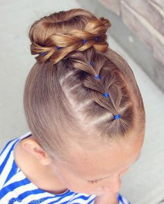 Sanggul Cepol, Cute Braided Hairstyles, Hot Hair Styles, Toddler Hair