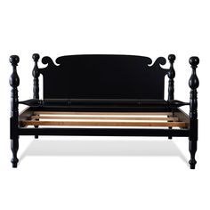 Clementine Cannonball Bed Cannonball Bed, Daybed Headboard, Steel Bed Frame, Beautiful Bed, Steel Bed, Luxury Mattresses, Mahogany Stain, Farrow And Ball Paint, Bed Canopy