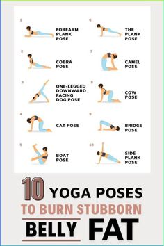 the 10 yoga poses to burn stubborn belly fats and get ridd off your stomach