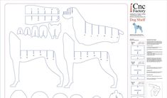 the paper cutout shows how to make a dog