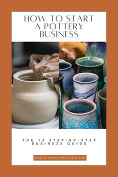 the cover of how to start a pottery business