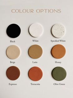 the different shades of paint that are used to create this color scheme for your home