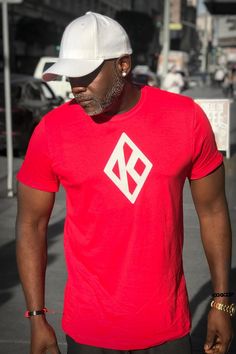 Mighty Nupe Diamond-K tee, red