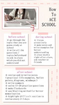 an info sheet describing how to use the school