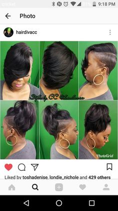 Mohawk Quick Weave Hairstyles, Mohawk Quick Weave, Quick Weave Hairstyles Short, Weave Hairstyles Short, Texlaxed Hair, Braids With Shaved Sides, Shaved Side Hairstyles, Shaved Hair Designs