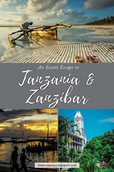 the cover of an exotic escape to tazgania and zayslbar