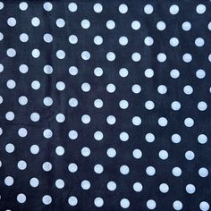 the black and white polka dot fabric is very large