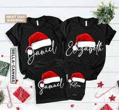 Matching Family Christmas Shirts, Family Christmas Shirt, Matching Xmas Tees, Custom Christmas Tee, Personalized Name Christmas Family Shirt Celebrate the season in style with our Matching Family Christmas Shirts! Perfect for holiday photos, these tees feature festive designs that bring the whole family together in cheerful, coordinated outfits. Hi! Welcome to the TeeScape! It's great to see you here! Our shirts are clean, high quality and soft. It is prepared quickly by our store! Enjoy your shopping! It is a pleasure for us to help you with your questions and you can reach us at any time. F I T ∙ S I Z I N G -->Women's sizes are narrower than the waist -->Sleeves are rolled up in some product pictures. They do not come rolled up on delivery. -->Please, don't forget to check our size card Xmas T Shirt Ideas, Christmas Family Matching Shirts, Christmas Tee Shirts For Family, Christmas Shirt Ideas Family, Christmas T Shirt Ideas Family, Christmas Tshirt Ideas Family, Christmas Family Shirts Ideas, Christmas T Shirt Ideas, Christmas Tshirt Ideas