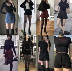 Classic Edgy Style, Gamine Outfits, Soft Grunge Outfits, Flamboyant Gamine, Outfits Edgy, Soft Gamine