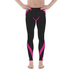 Butterfly Shaped Men's Leggings Pink Sports Tights, Pink Micro-elastic Sports Tights, Sporty Stretch Leggings For Sports Events, Sporty Leggings For Sports Events, Stretch Athleisure Leggings For Sports Events, Athleisure Stretch Leggings For Sports Events, Sporty Tight Tights For Sports, Sporty Tights For Sports, Sporty Moisture-wicking Leggings For Sports Events