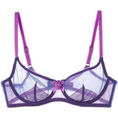 Bra Sewing, Purple Lingerie, Pretty Bras, Blue Lingerie, Balcony Bra