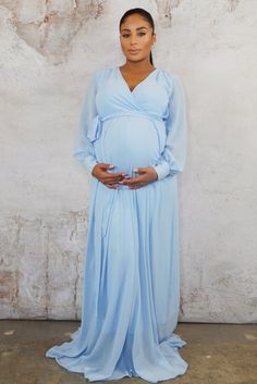 Luxury Maternity Wrap Gowns, Blue baby shower dress, pregnant guest – Chic Bump Club White Baby Shower Dresses, Aqua Dress Outfit, Light Blue Maternity Dress, Wrap Gowns, Royal Blue Maternity Dress, Blue Baby Shower Dress, Future Pictures, Lace Maternity Gown, Pink Maternity Dress