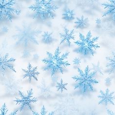 the snowflakes are blue and white on this wallpaper pattern, which is very similar to those ones in the movie frozen