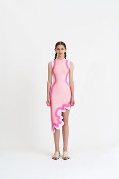 BROOKLYN WAVY ASYMMETRIC DRESS – PH5 Nola Formal, The Plastics, Trendy Prom Dresses, Mid Calf Dresses, Asymmetric Dress, Date Dresses, Pink Fits, Slip Dresses, Irregular Hem