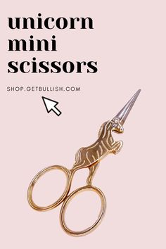 These mini unicorn scissors will make your life more magical and stabby Feminist Gift, Pink Lilac, Plant Cuttings, Stemless Wine Glasses