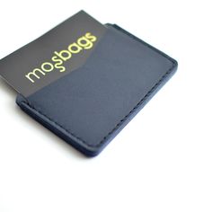 Clean lines & minimalist approved. This card holder is slim with two compartments for cards! Navy Blue LeatherBlack stitching ... • Fast & FREE Shipping on orders over $150• Made with Full-Grain leather• 4"W x 2.5"H• Handmade in Bellingham, WashingtonQuestions? Contact me before placing your order! Blue Leather, Full Grain Leather, Clean Lines, Double Sided, Grain, Card Holder, Stitching, Navy Blue, Navy