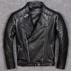 Fall Long Sleeve Leather Motorcycling Jacket, Fall Motorcycling Leather Jacket With Long Sleeves, Fall Motorcycling Long Sleeve Leather Jacket, Leather Long Sleeve Outerwear For Motorcycling, Leather Motorcycle Outerwear With Long Sleeves, Leather Long Sleeve Motorcycle Outerwear, Fall Moto Outerwear For Motorcycling, Spring Leather Motorcycle Outerwear, Long Sleeve Biker Jacket With Zip Fly