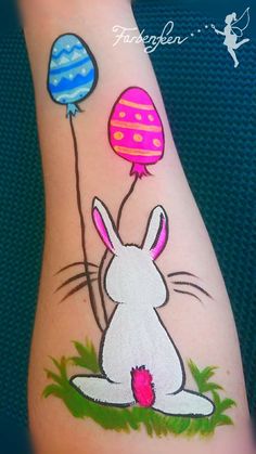 Face Paint Party, Easter Paintings, Face Paint Kit, Kids Face Paint, Painting Tattoo, Chocolate Bunny