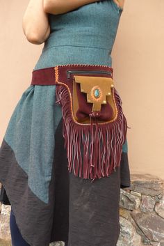 Leather Handmade, good quality Waist bag Leather Pouch Bag With Pockets, Brown Pouch Bag With Pockets, Festival Shoulder Bag With Cell Phone Pocket, Leather Mobile Phone Bag For Festivals, Red Leather Festival Bag, Leather Bag With Removable Pouch For Festivals, Handmade Pouch Belt Bag For Travel, Brown Festival Bag With Removable Pouch, Festival Shoulder Bag For Mobile Phone