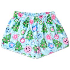 100% polyester Back pocket Fabric covered waistband Machine washable Available in children's sizes Holiday Ice Cream, Cute Summer Shirts, Christmas Donuts, Heart Plush, Bear Halloween, Sour Patch Kids, Tween Outfits, Pajama Party, Patch Kids