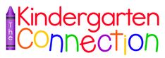 the words,'kindergarten connection'are written in multicolored letters