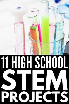 Project Based Learning High School, High School Science Projects, High School Science Activities, High School Science Fair Projects, Stem Project Ideas, High School Science Experiments, High School Science Fair, Classroom Organization High School, High School Science Classroom