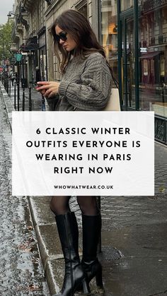 French women's style is among the most emulated and coveted fashion looks. Here are six classic French outfits for your wardrobe this winter. French Outfits, Brunch Outfit Winter, Outfits Paris, Paris Winter, Breton Top, Casual Weekend Outfit, French Women Style, Striped Shirts, Stylish Winter Outfits